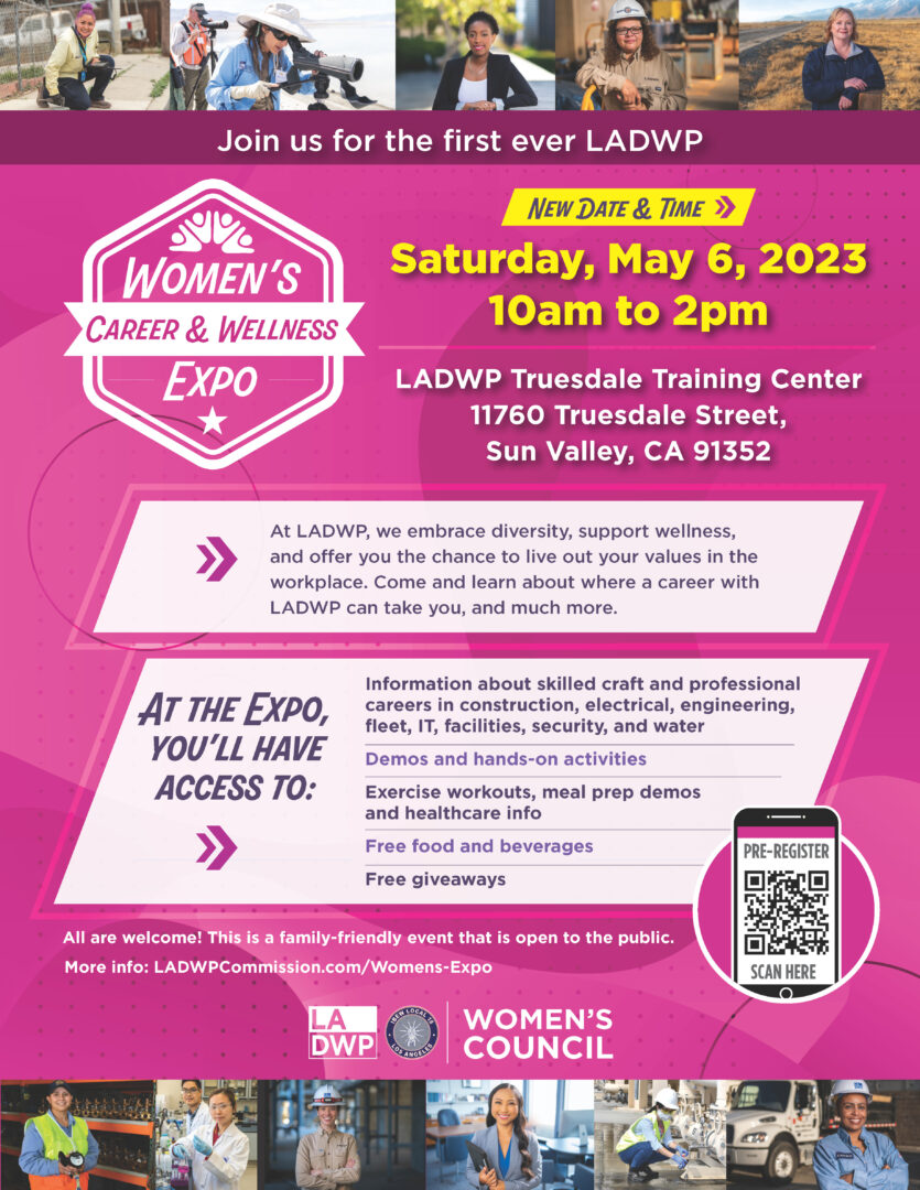 LADWP Women’s Career & Wellness Expo Saturday, May 6, 2023 Da Vinci