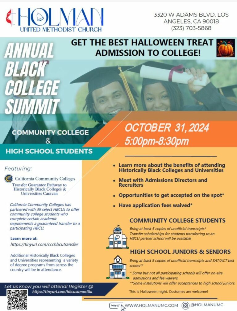 Black College Summit Thursday, October 31st Da Vinci Science
