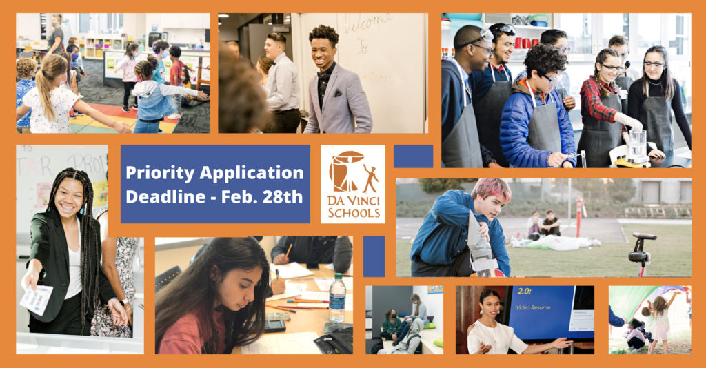 Priority Application Deadline for New TK-12th Grade Students is Feb. 28th